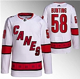 Men's Carolina Hurricanes #58 Michael Bunting White Stitched Jersey,baseball caps,new era cap wholesale,wholesale hats